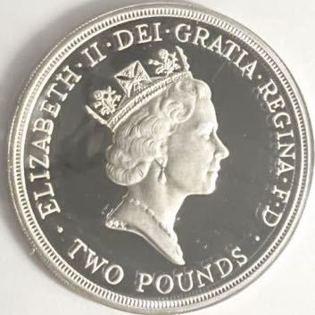 1995年 イギリス 2ポンド 2£ 銀貨 PF69 ULTRA CAMEO 準最高鑑定 1995年 イギリス 2ポンド 2£ 銀貨 PF69 ULTRA CAMEO 準最高鑑定