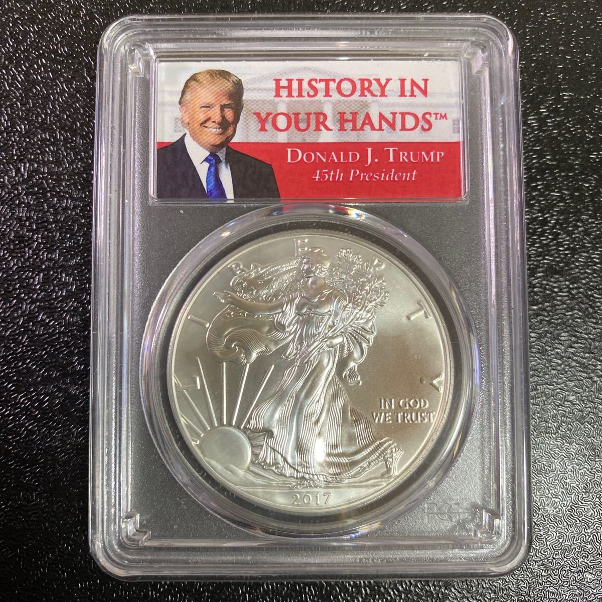 銀貨 99.9% 純銀 シルバー イーグル 銀貨 ドナルド トランプ 大統領 1