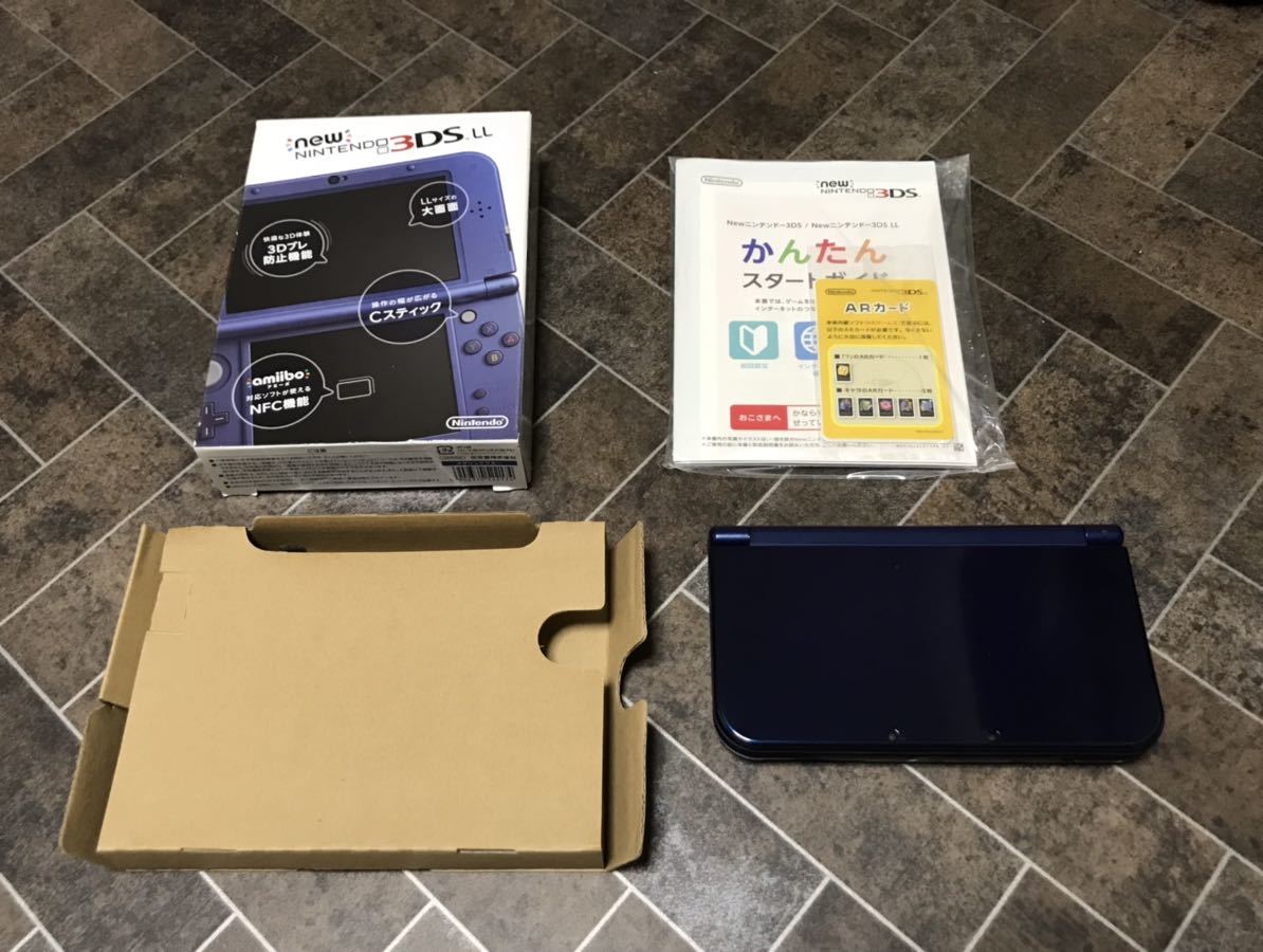 任天堂 Nintendo Newニンテンドー3DS LL New3DS メタリックブルー ic