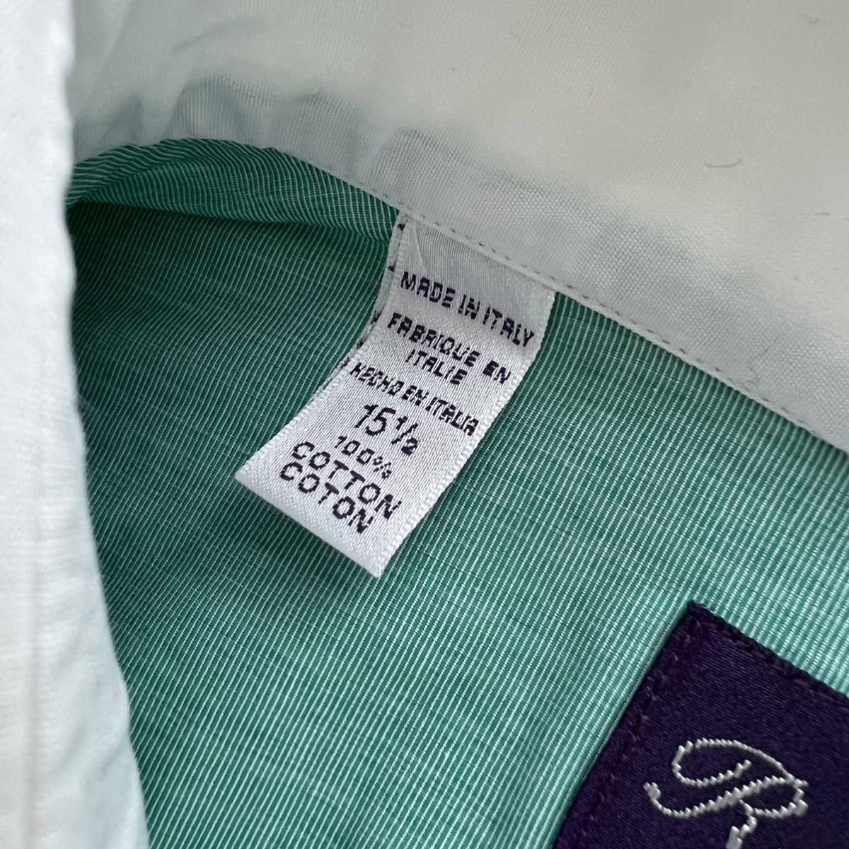 定価6万 最高級ライン Ralph Lauren purple label クレリック シャツ