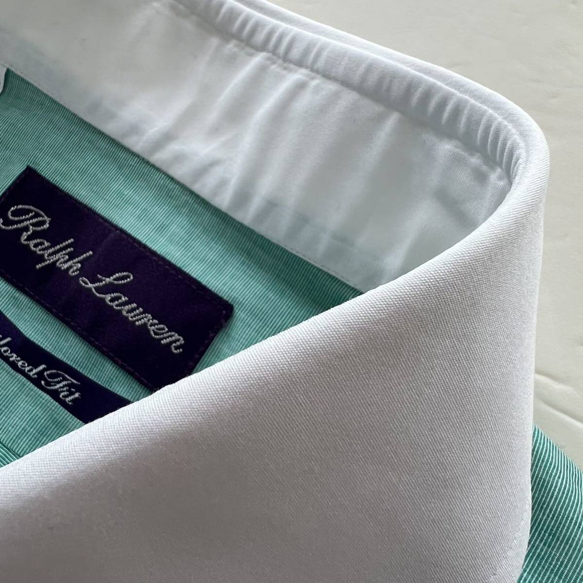 定価6万 最高級ライン Ralph Lauren purple label クレリック シャツ