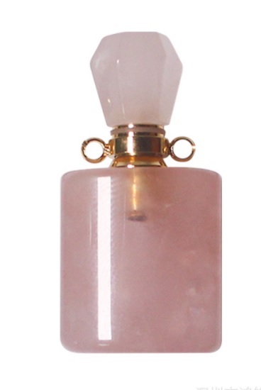 世界の雑貨の店　ピンクの天然石　香水入れ　送料無料　05－3 pza_画像1