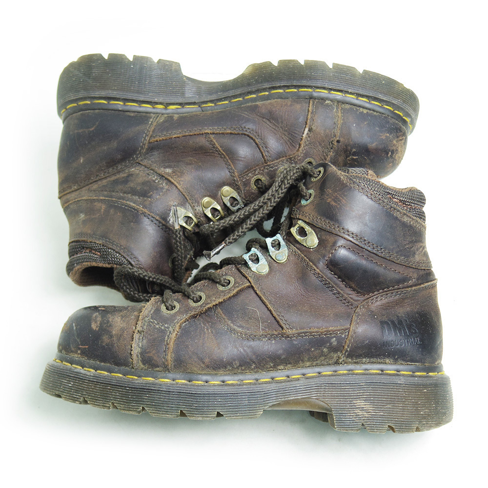 UK6 25cm相当 Dr.Martens　STEEL TOE ドクターマーチン　革靴　レザー スチールトゥ ワークブーツ　アウトドア /U4876_画像4