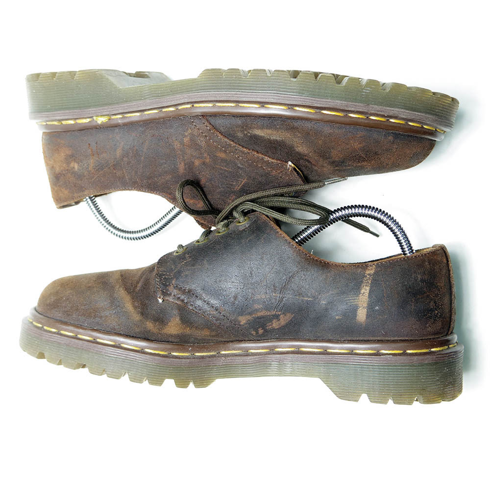 25.5cm相当　UK7　Dr.Martens　ドクターマーチン　MADE IN ENGLAND　イングランド製　4ホール　ブラウン　革靴　レザーシューズ/U4656_画像4