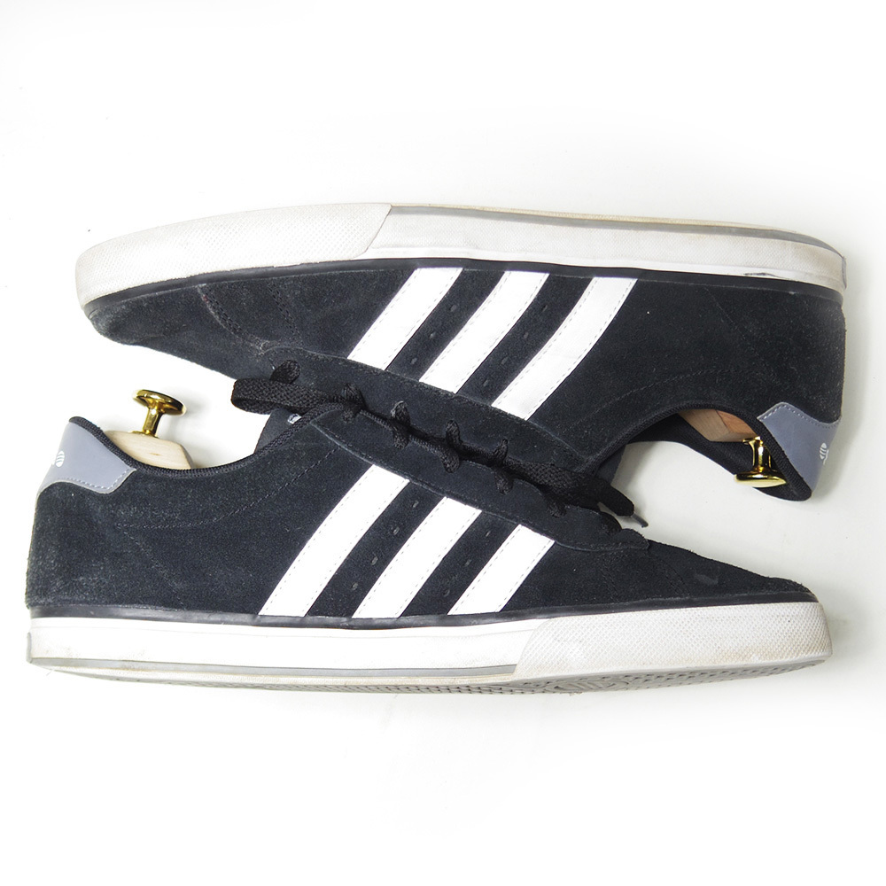 29.5cm corresponding adidas NEO LABEL Adidas Neo sneakers low cut cushion insole suede black / U4011