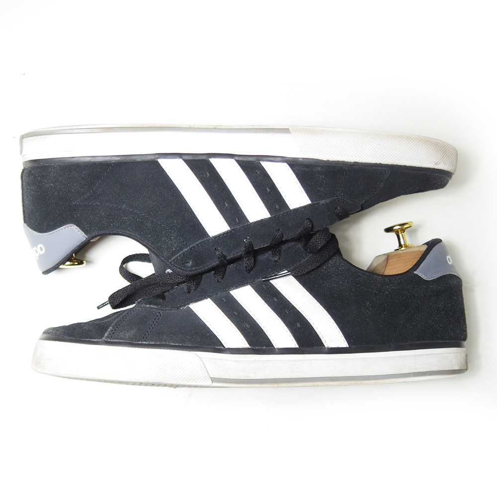 29.5cm corresponding adidas NEO LABEL Adidas Neo sneakers low cut cushion insole suede black / U4011