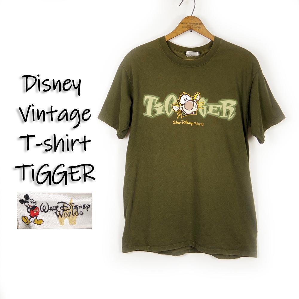 90′s　Vintage　T-shirt　TiGGER　ウォルトディズニーワールド　ヴィンテージ　ビンテージ　Tシャツ　/mi15_画像1