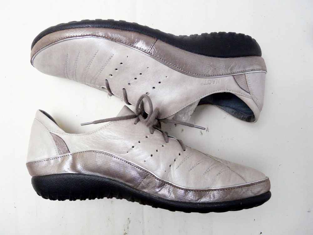 26cm corresponding (42) NAOT Naoto comfort shoes original leather hallux valgus Ginza pearl beige leather shoes .. recommendation leather shoes /U2311