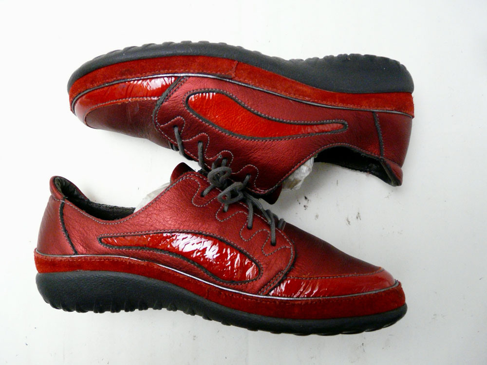 24cm corresponding (38) corresponding NAOT Naoto comfort shoes original leather hallux valgus Ginza talik red leather shoes leather shoes /U2307