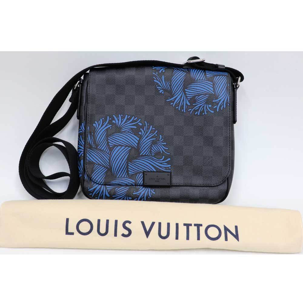 美品)ルイヴィトン LOUIS VUITTON ディストリクト PM ダミエグラ