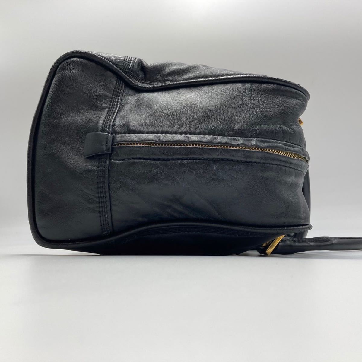 LOEWE アマソナ 36 ナッパレザー ハンドバッグ アナグラム 大容量