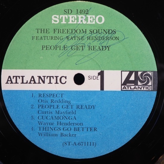 ■ATLANTIC! 青＆緑ラベ!★FREEDOM SOUNDS&WAYNE HENDERSON/PEOPLE★送料無料(条件有り)多数出品中!★オリジナル名盤■_画像3