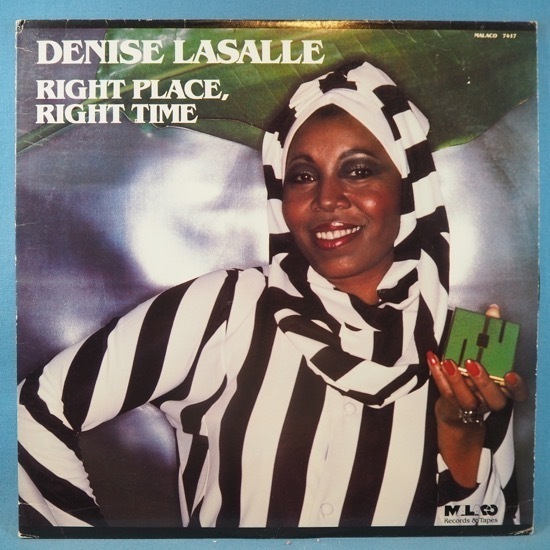 ■MALACO! プロモ!★DENISE LASALLE/RIGHT PLACE RIGHT TIME★送料無料(条件有り)多数出品中!★オリジナル名盤■_画像1