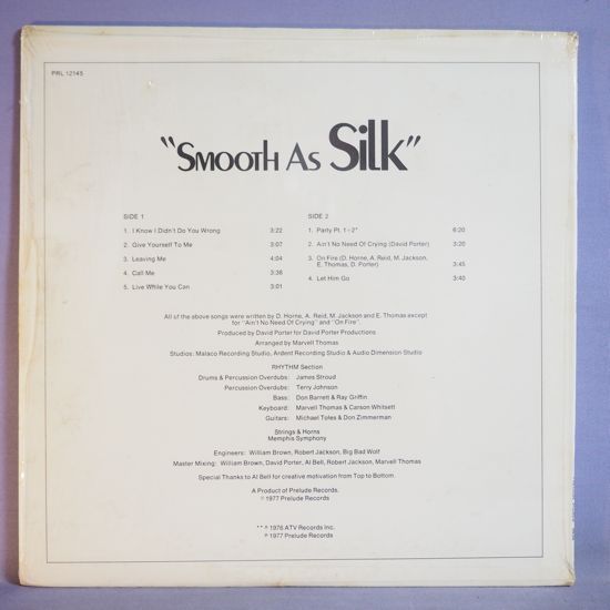 ■シュリンク美品! 白プロモ盤!★SILK/SMOOTH AS!★PRELUDEレコ! 送料無料(条件有り)多数出品中!★オリジナル名盤■_画像2