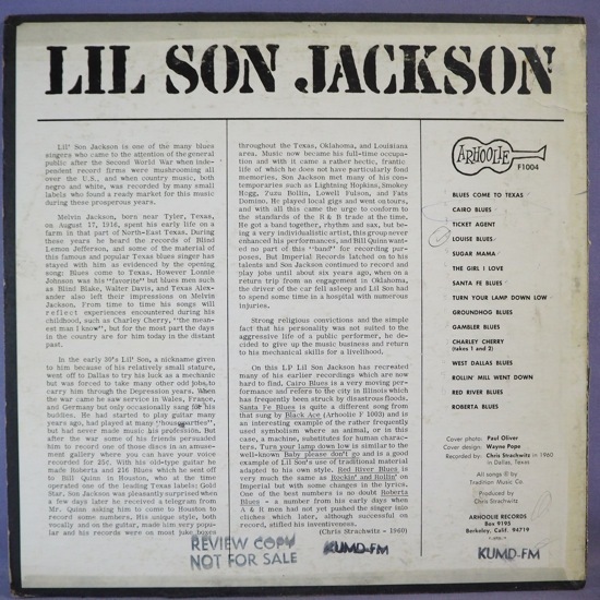 # original ARHOOLIEreko!*LIL SON JACKSON*A004 number! free shipping ( conditions equipped ) great number exhibiting!* name record #