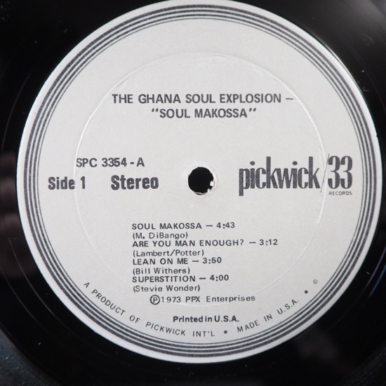 ■シュリンク! PICKWICK!★GHANA SOUL EXPLOSION/SOUL MAKOSSA★送料無料(条件有り)多数出品中!★オリジナル名盤■_画像3