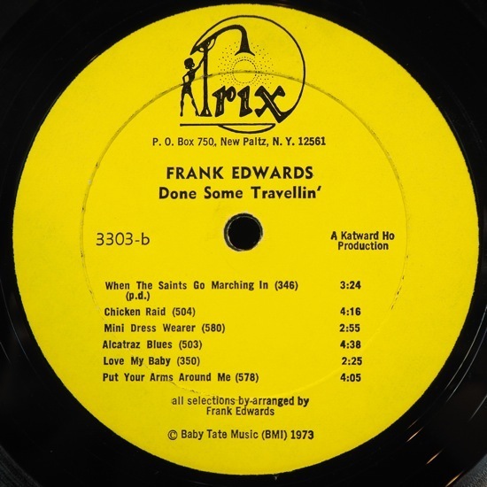 ■1973年 TRIXレコ!!★FRANK EDWARDS/DONW SOME TRAVELIN'★送料無料(条件有り)多数出品中!★オリジナル名盤■_画像3