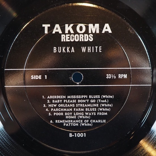 ■ブラックTAKOMA!★BUKKA WHITE/MISSISSIPPI BLUES★送料無料(条件有り)多数出品中!★オリジナル名盤■_画像3