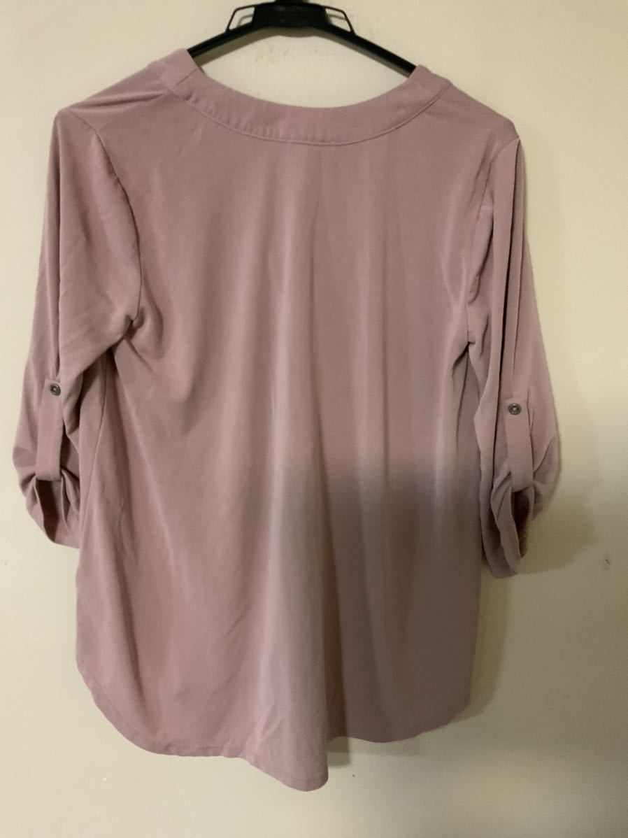 LUSH blouse tops cut and sewn size XS width of a garment 47, dress length 57 centimeter 