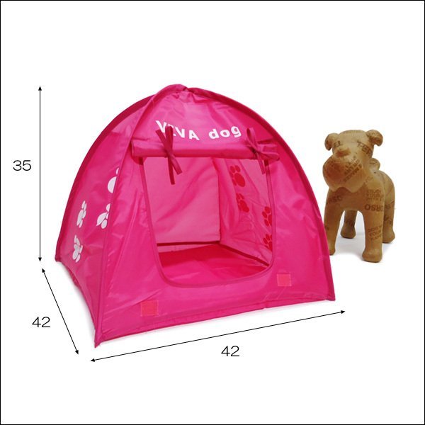  for pets tent [ pink ] dog cat small size for pad pattern pet house /22