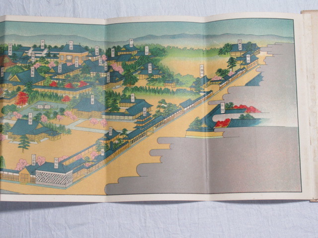 戦前 高田本山図絵 大正15年】/検索)三重県 津市 古地図 鳥瞰図 高田 戦前 高田本山図絵 大正15年】/検索)三重県 津市 古地図 鳥瞰図 高田