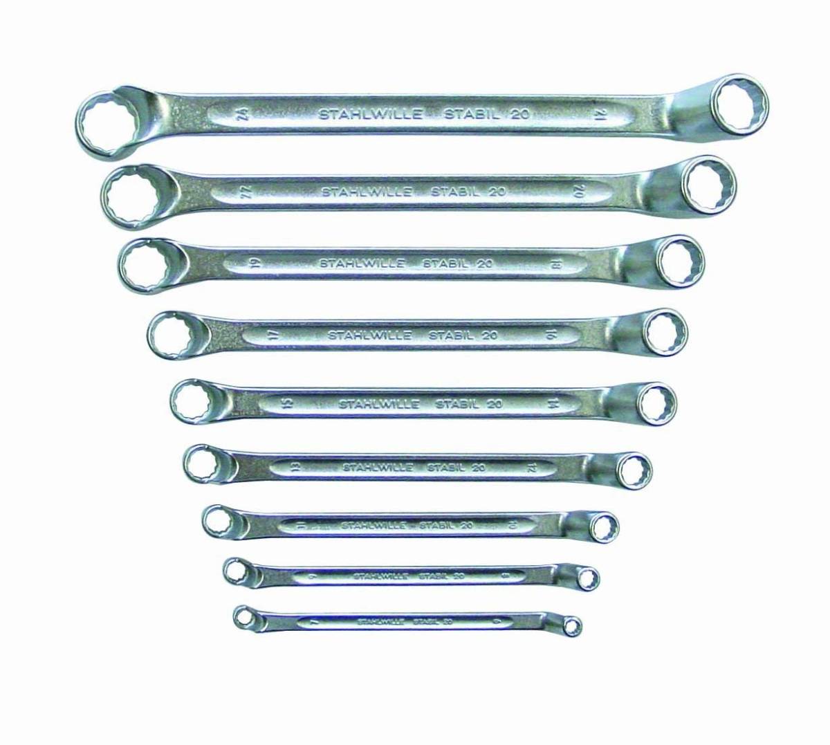 Stahlwille スタビレー 20/9 75゜オフセットメガネレンチ9本セット