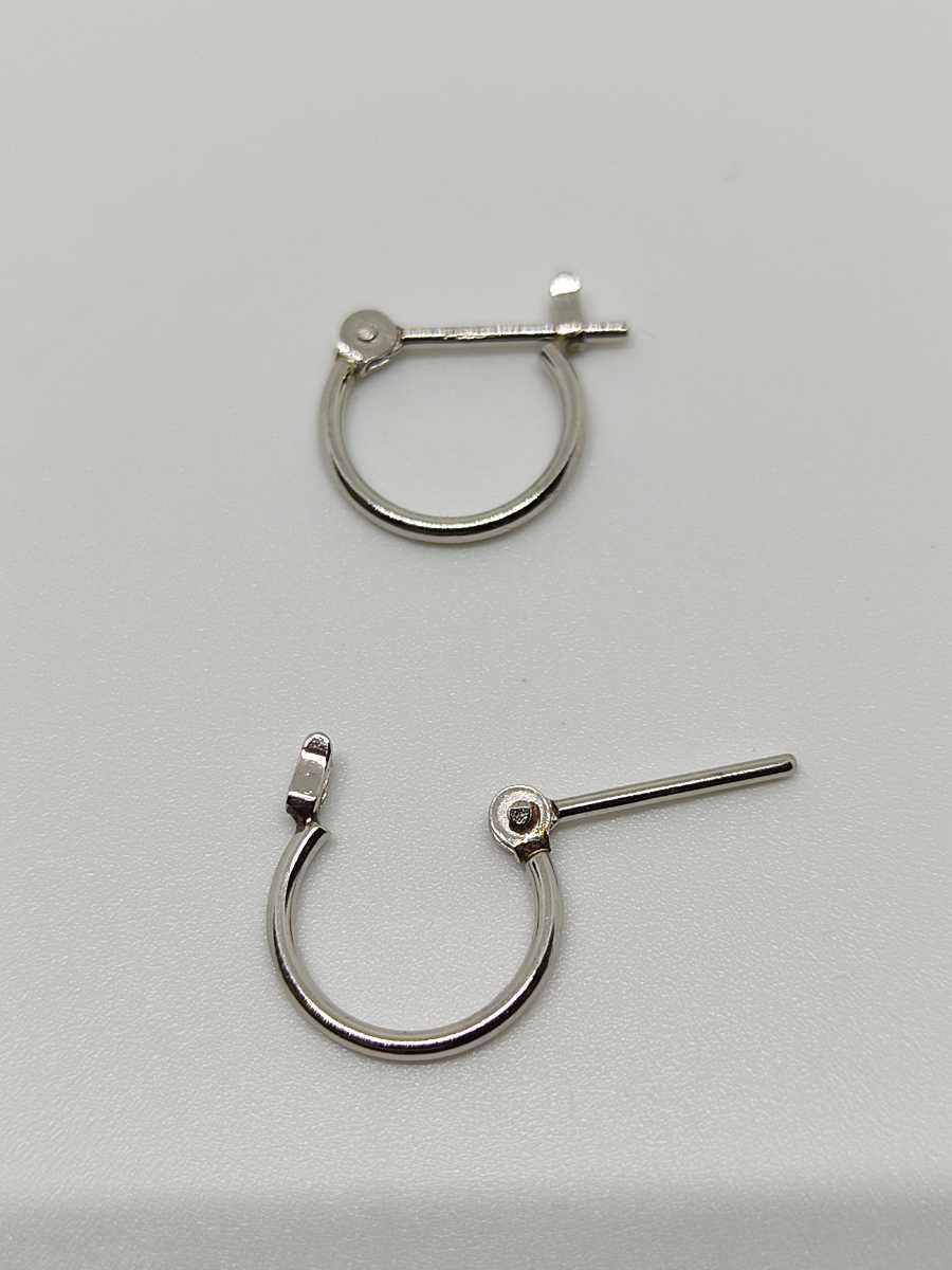 ◇新品◇ Pt850 フープ ピアス キャッチ直結タイプ | contifarma.pe