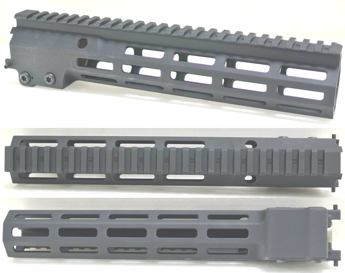 即決 実物 GEISSELE SMR Mk16 10.5インチ M-LOK ハンドガード ブラック ガイズリー M4 Mk18 トレポン PTW ガスブロ GBBR_画像2