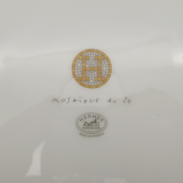 エルメス 食器 モザイク ヴァンキャトル アメリカンディナープレート