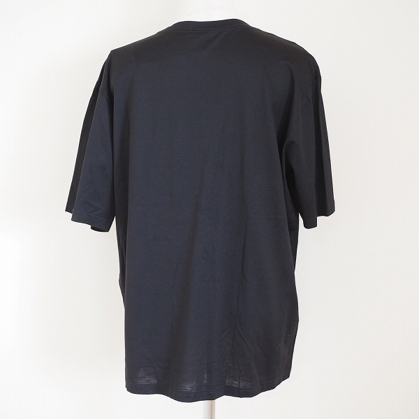 #spc エルメス HERMES Tシャツ XL 黒 スターマーク 半袖 クルーネック 大きいサイズ レディース 725630(半袖Tシャツ