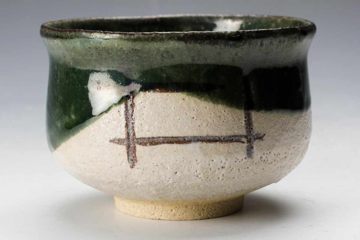 実物実物杉本貞光 織部茶碗 共箱 陶芸 | blog.connectparts.com.br