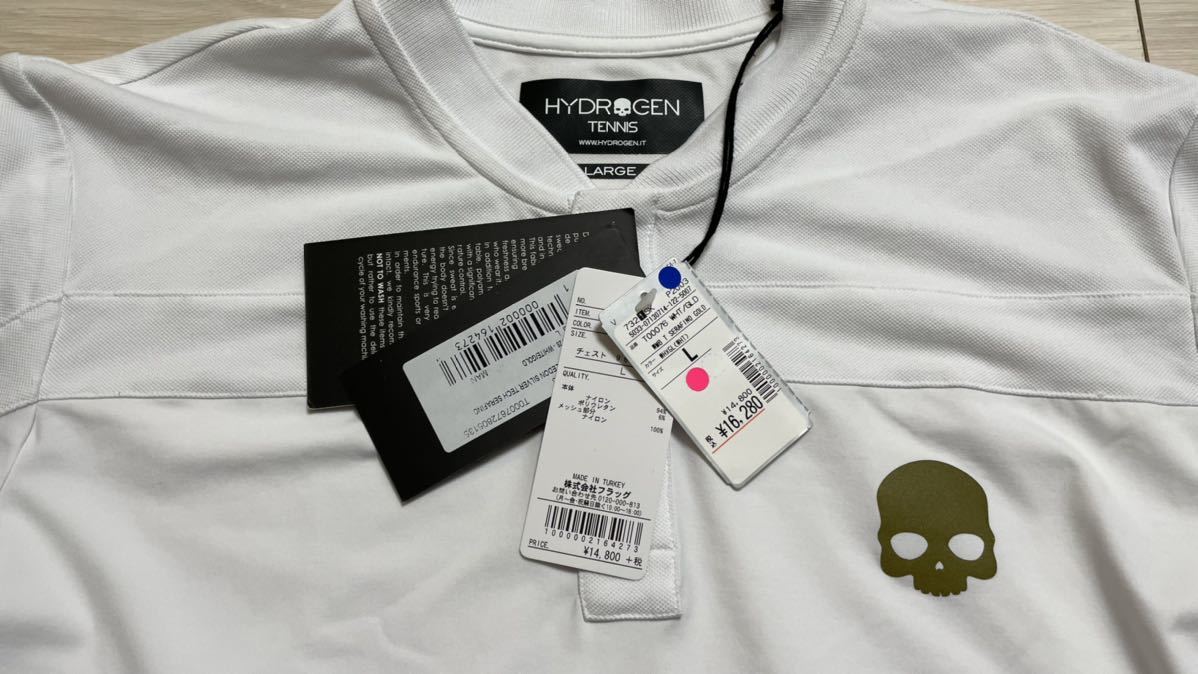 PayPayフリマ｜ハイドロゲン（HYDROGEN） テニス ウェア メンズ Tシャツ