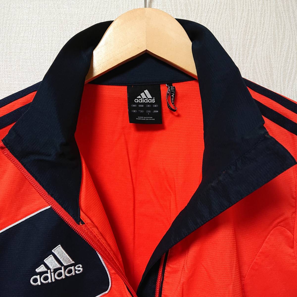 魅了 adidas アディダス サッカー日本代表 ジャケット ウェア オレンジ