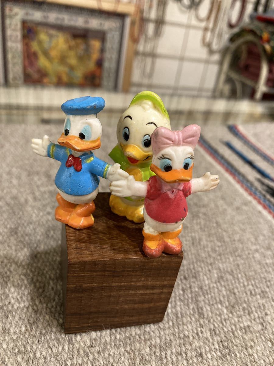 50-70sUSA Vintage DISNEY Disney / Дональд & Дэйзи Duck кукла America античный запад набережная блокировка Surf Setagaya основа California 