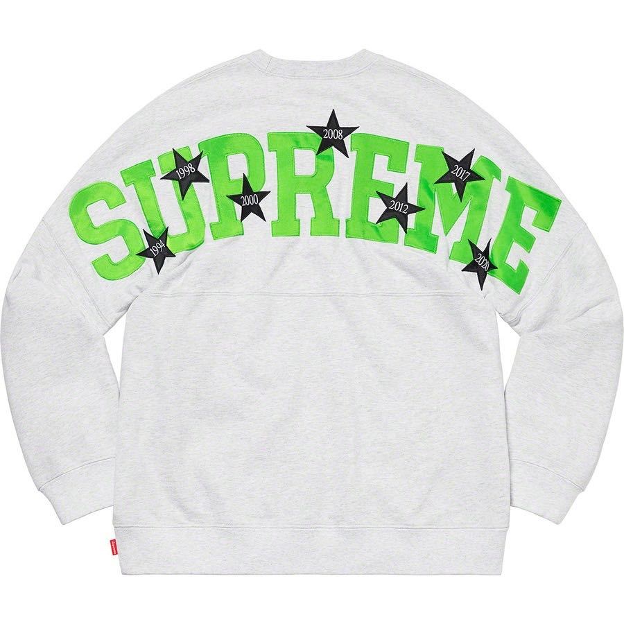 P 新品 ★ 大人気 ★★Supreme Box Logo ステッカー4枚付属★ Stars Crewneck スターズ クルーネック スウェット_画像1