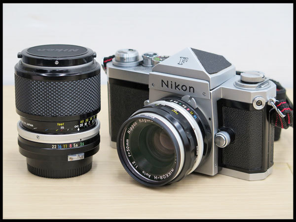 ○○美品! Nikon/ニコン F 一眼レフカメラ レンズ付き NIKKOR-H Auto 1