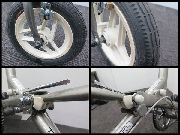 △○BRIDGESTONE トランジットコンパクト 折りたたみ自転車 12インチ/小径車/ミニベロ/トラコン/TRANSITCOMPACT/ブリヂストン/レア/現状品_画像4