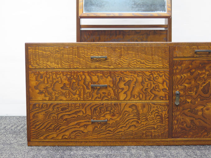 *0 era mulberry sphere . dresser / Showa Retro old furniture dresser peace furniture antique 