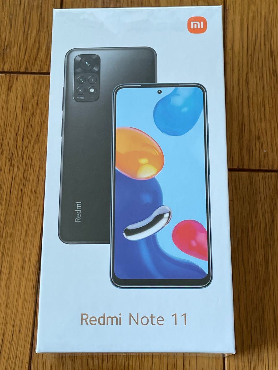 【新品未開封】Redmi Note 11 Graphite Gray SIMフリー