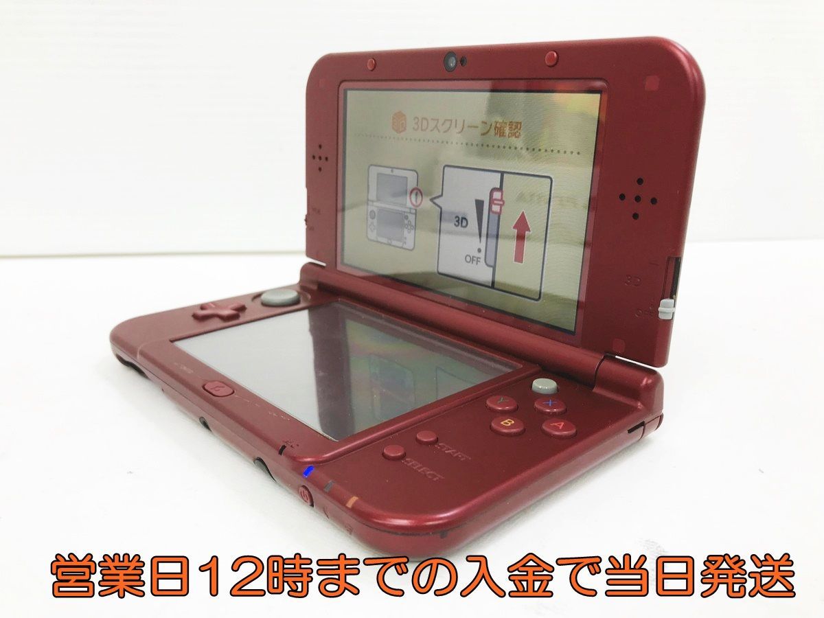 日本売り 動作確認済み　ニンテンドー3DS メタリックレッド LL 携帯用ゲーム本体