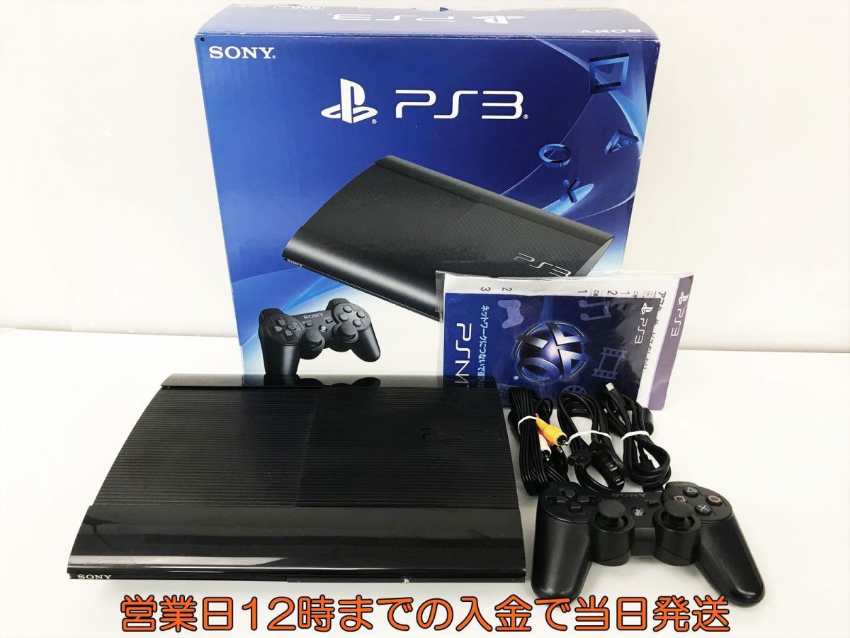 PS3 本体 セット 500GB ブラック SONY PlayStation3 CECH-4300C 動作確認済 箱 コントローラー  DC08-801jy/F4