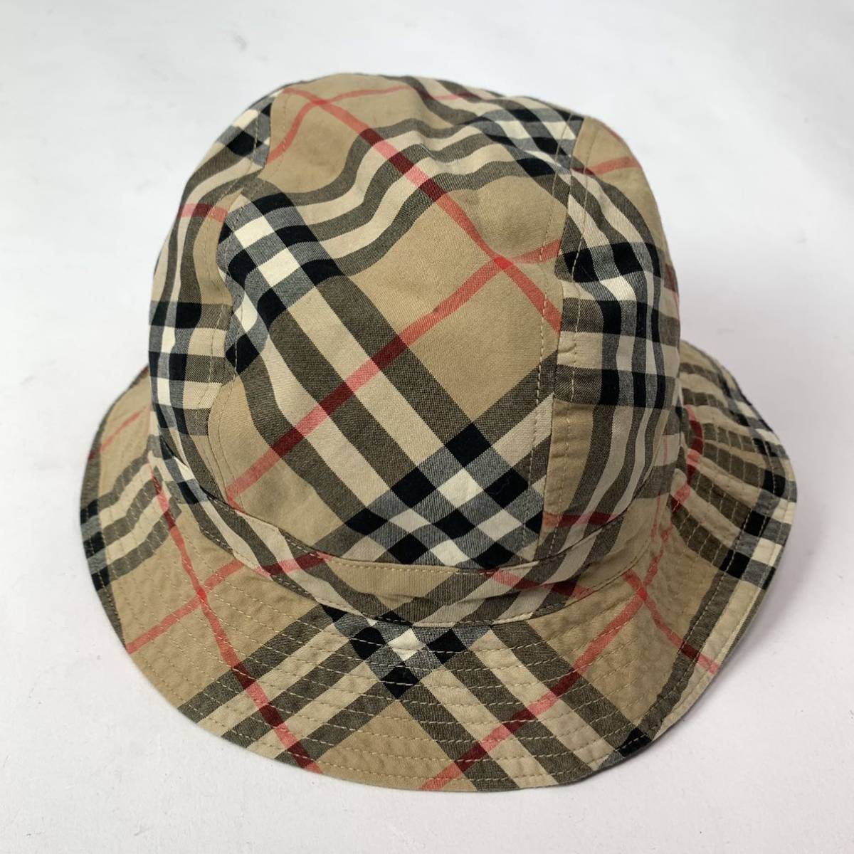 h98 BURBERRY バーバリー ハット チェック柄 帽子 M コットン100% 綿 ベージュ 正規品 キッズ 子供用 kids 男の子 女の子  兼用 product details | Yahoo! Auctions Japan proxy bidding and shopping  service | FROM JAPAN