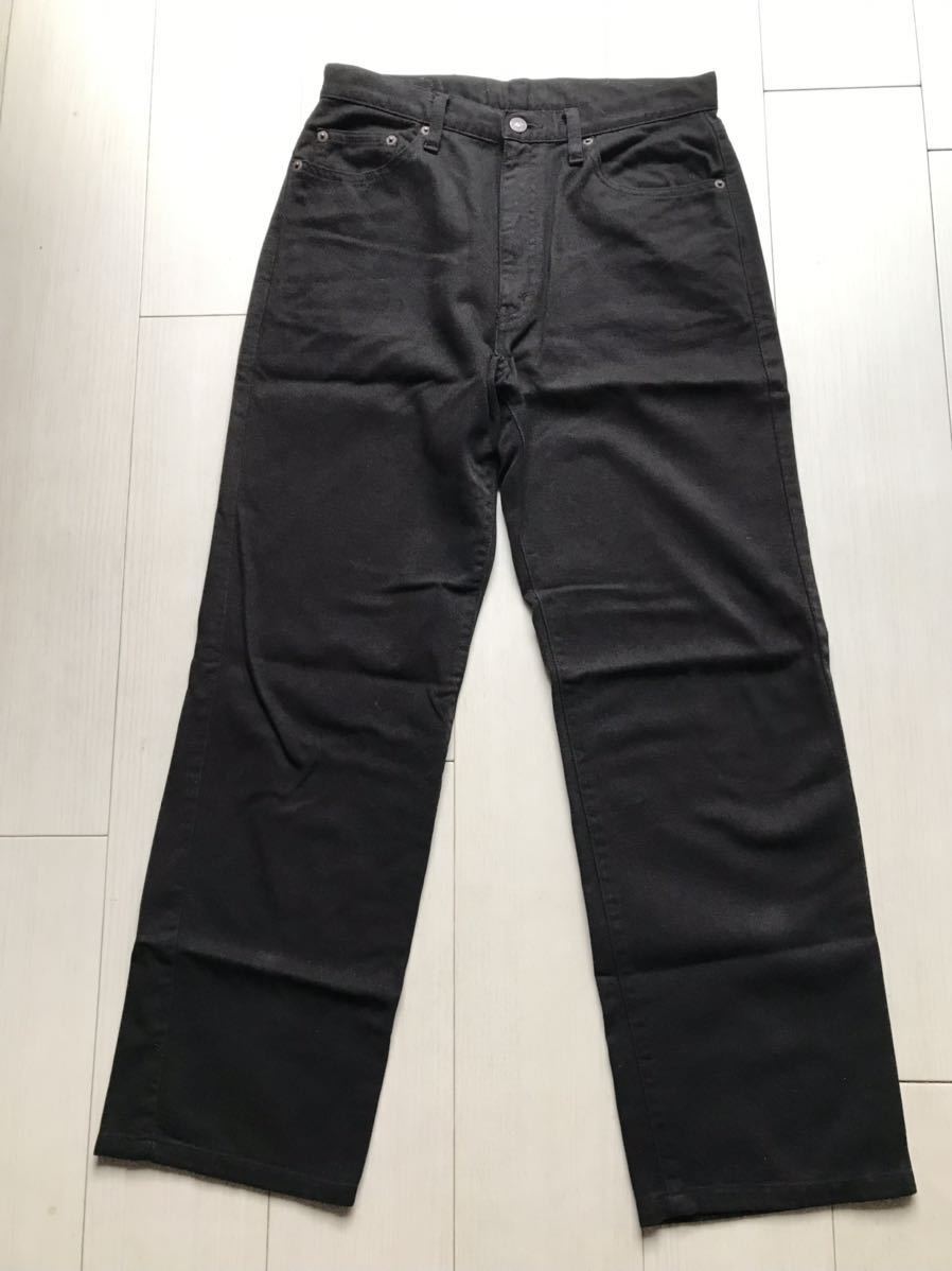 [ prompt decision ]W31 Bobson BOBSON soft soft jeans black black strut rayon . zipper fly CH0315 CHESSKING