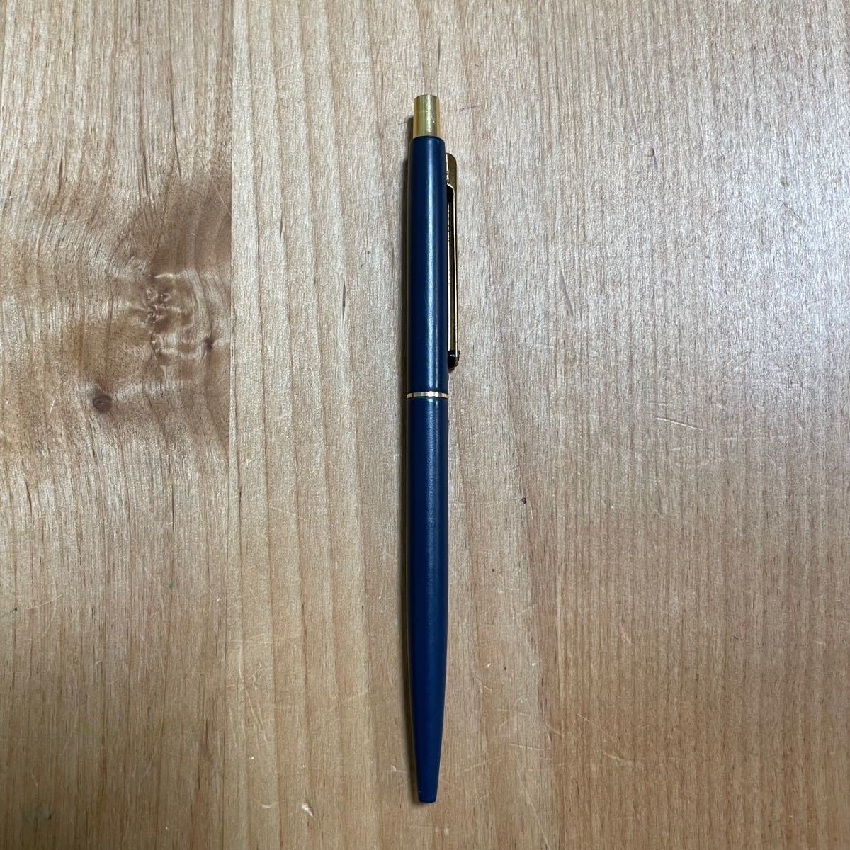 モンブラン MONTBLANC スリムライン ボールペン 紺×金 ドイツ製 モンブラン MONTBLANC スリムライン ボールペン 紺×金 ドイツ製