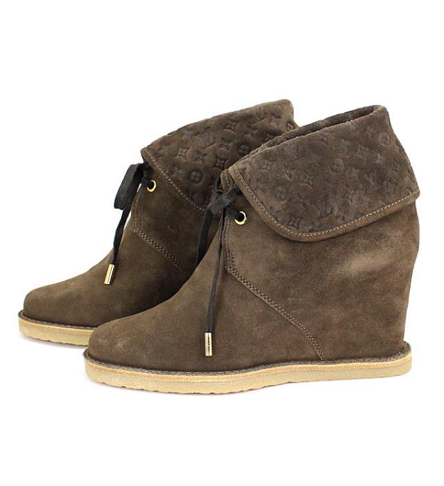 広尾店】ルイヴィトン インソール ショートブーツ size36 1/2
