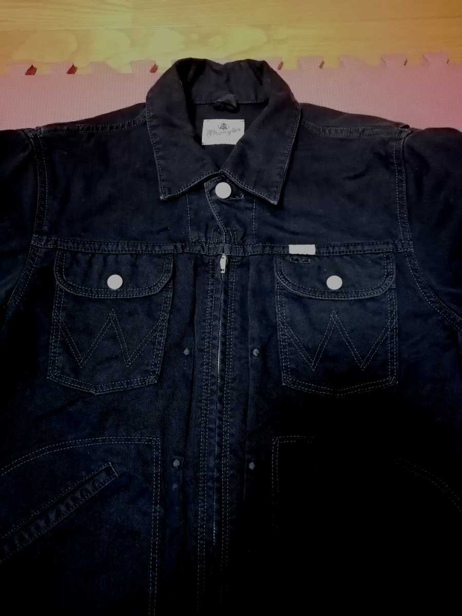 Wrangler 24MJZ復刻 Lサイズ 黒 デニムJKT W9564 ラングラー g Wrangler 24MJZ復刻 Lサイズ 黒 デニムJKT W9564 ラングラー g