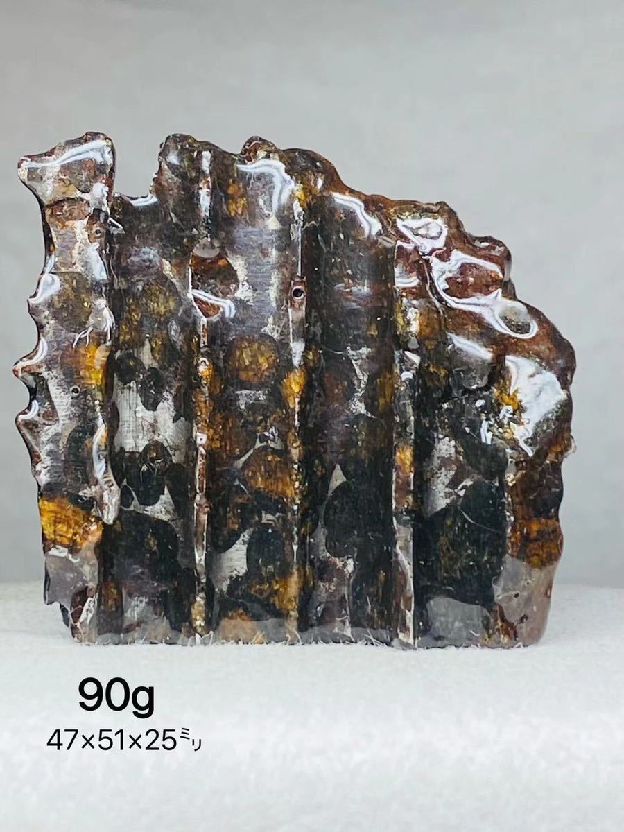 パラサイト隕石 90g セリコ隕石 石鉄隕石 隕石 メテオライト