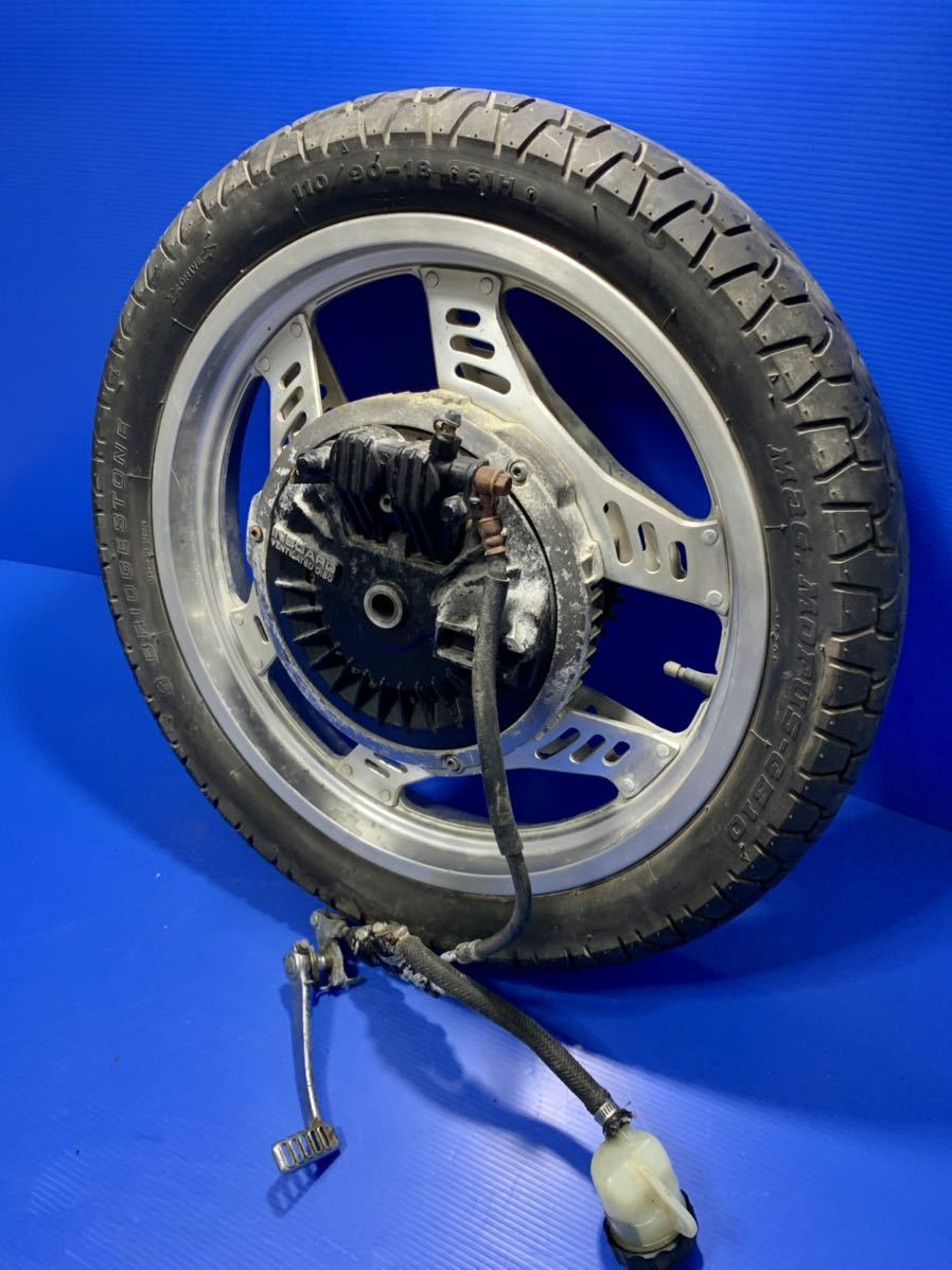 VF400F 純正リアホイール インボード類セット NC13 希少 当時物
