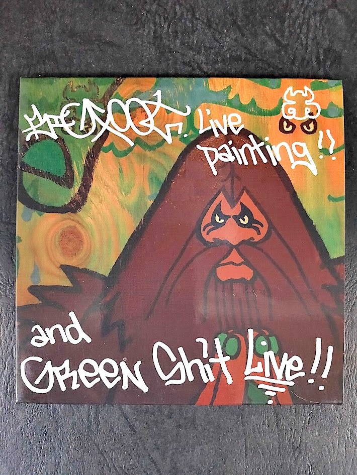 稀少 DVD 中古品☆ Bigfoot live painting and GreenShit Live ■Art グリーンシット Greenshit ライブ ペインティング I-Path アイパス_画像2