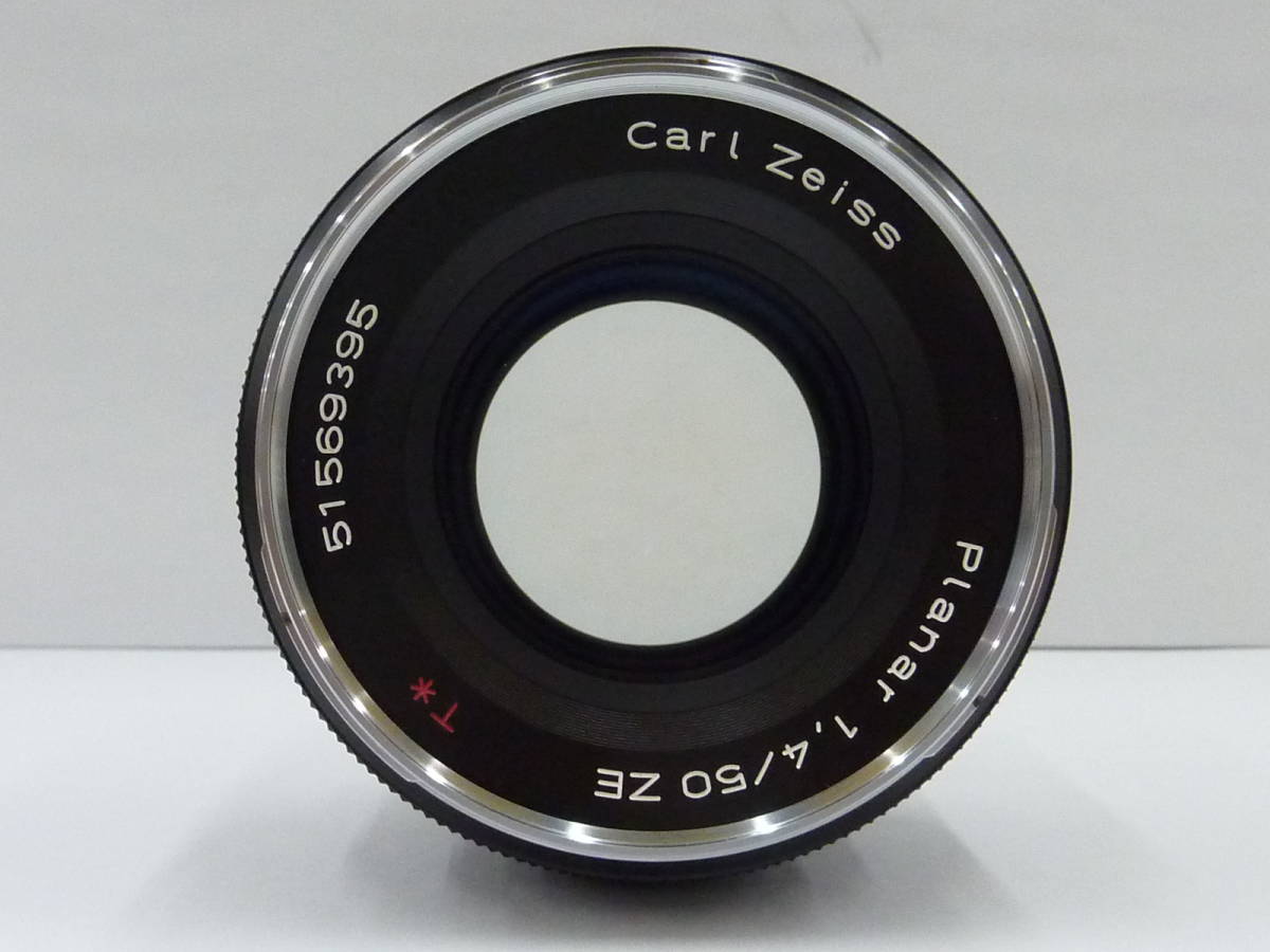動作良好！】カールツァイス Carl Zeiss Planar T* 50mm F1.4 ZE